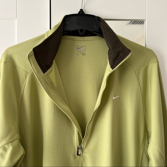 Nike Performance Light Green 1/2 Zip Pullover Size XL - Picture 9 of 10